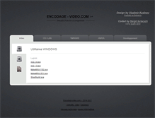 Tablet Screenshot of encodage-video.com